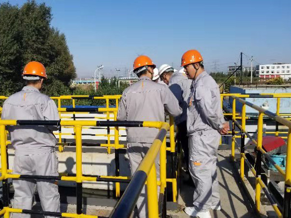 磁絮凝沉淀設備施工現場